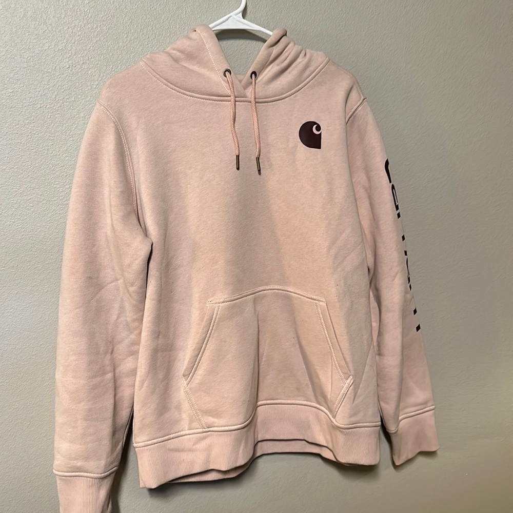 Pink carhartt sweatshirt